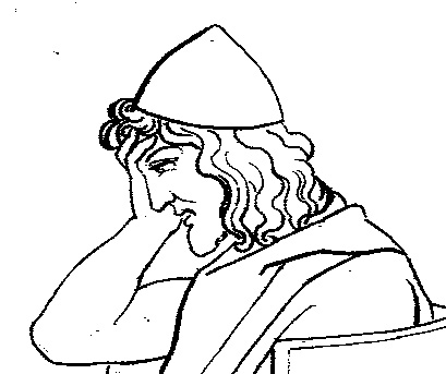 409x343 Easy Drawing Of Odysseus