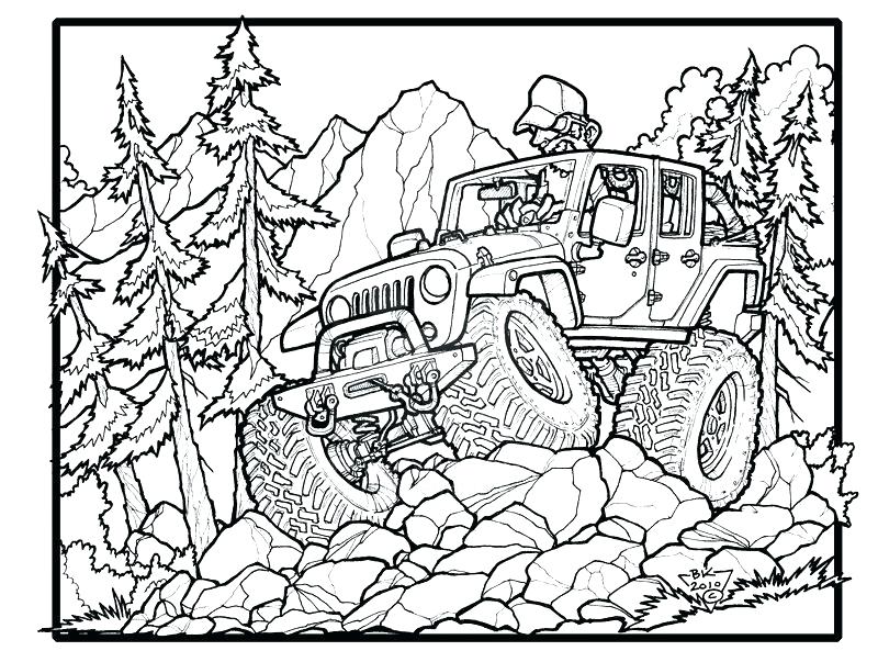 800x593 Jeep Coloring Page Lovely Jeep Coloring Pages Print Wrangler Off
