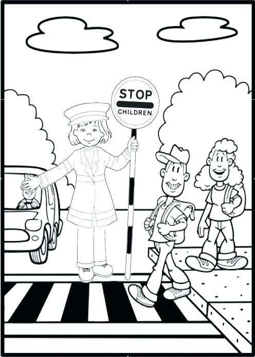 496x694 Road Coloring Page Road Coloring Page Safety Coloring Sheets Bike