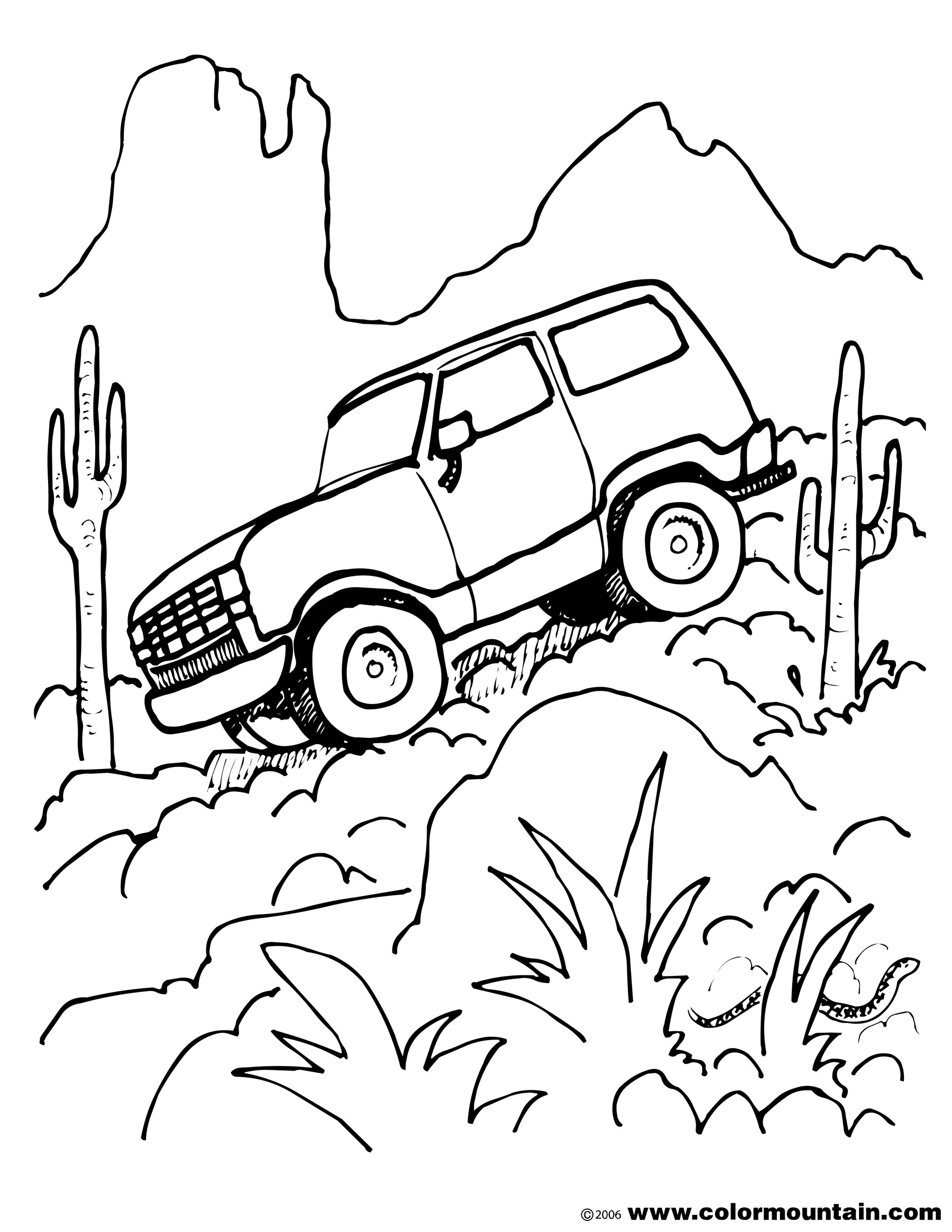 1800x2329 Off Road Truck Climbing Down A Mountainside This Baja Truck