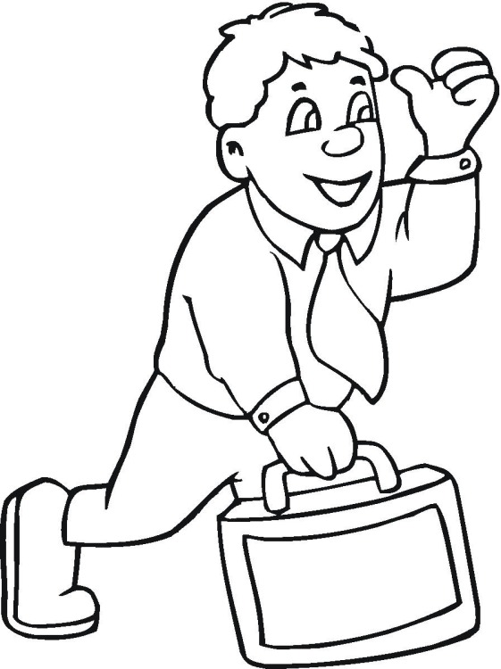 561x750 Free Office Coloring Pages