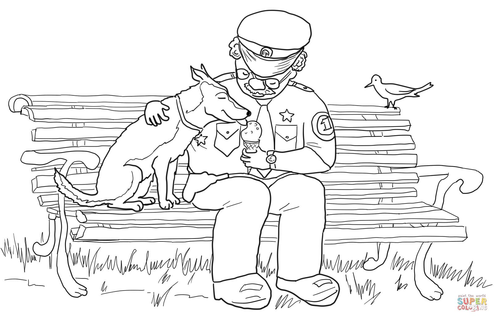 1600x1030 Officer Buckle Feeding Ice Cream To Gloria The Dog