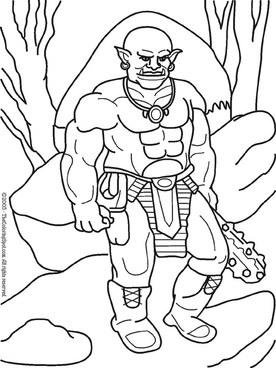 541x721 Ogre 1 Audio Stories For Kids Amp Free Coloring Pages From Light