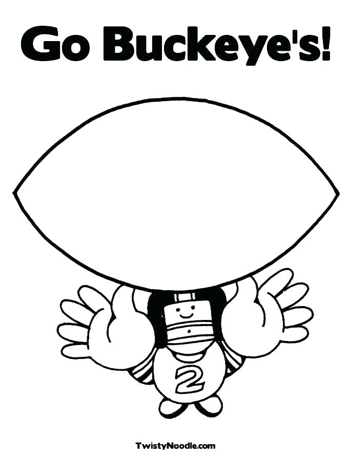 685x886 Ohio State Buckeyes Coloring Sheets Pages Colouring Page 3