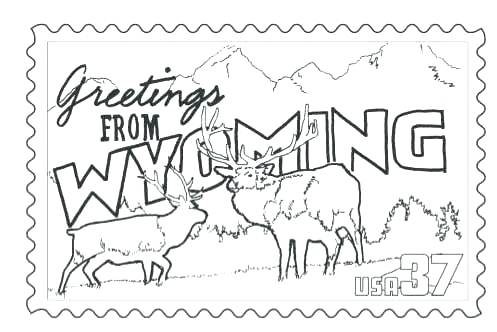 497x332 Ohio State Symbols Coloring Pages Stamp Page Bird And Flower