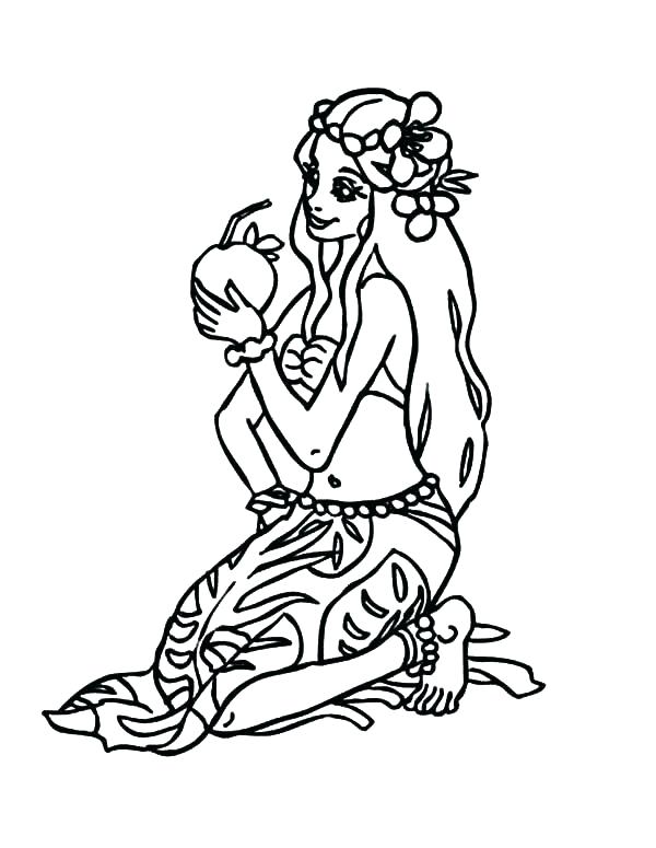 600x775 State Coloring Pages Coloring Book Coloring Princess Drink Coconut