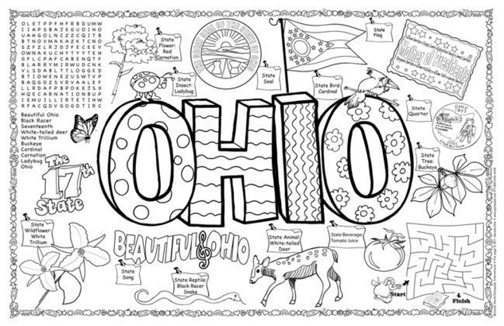 1024x662 Ohio State Coloring Pages Ohio State Coloring Pages Regarding