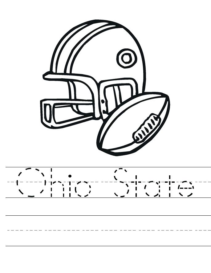 685x886 Ohio State Coloring Pages State Ohio State Brutus Coloring Pages