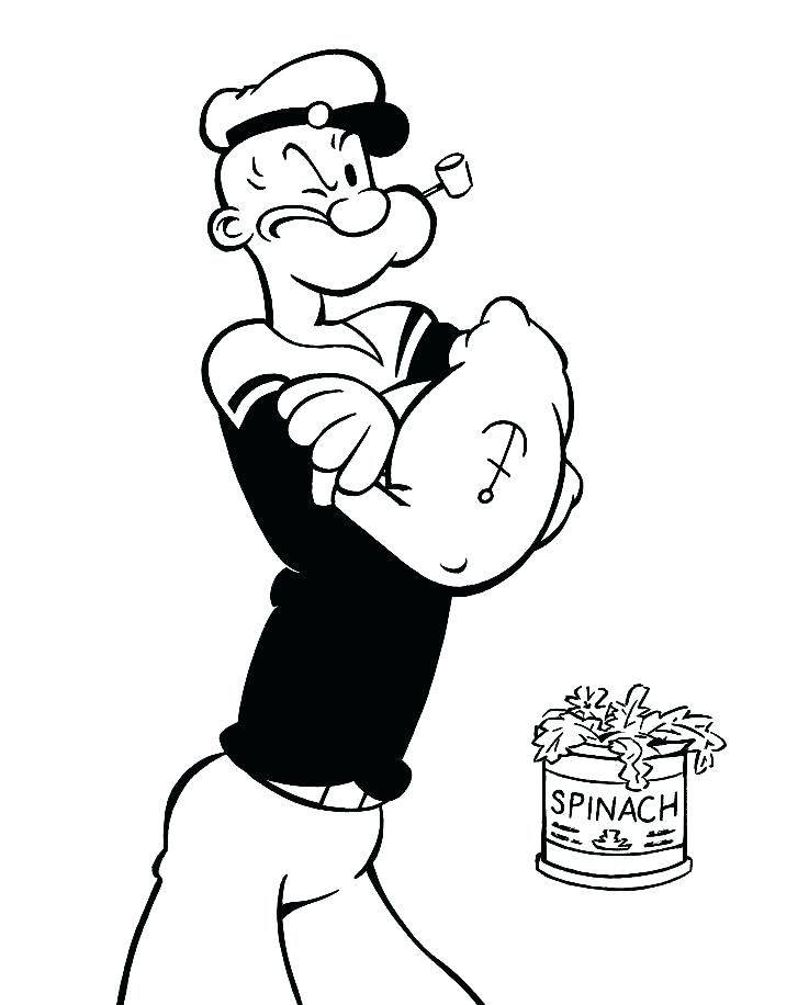 737x916 Popeye Coloring Pages Coloring Pages The Sailor Man Free Coloring