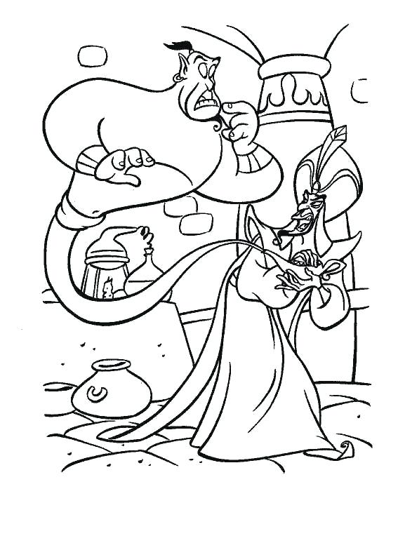 567x794 Jafar Coloring Pages Magic Lamp Steal Coloring Pages Car Coloring