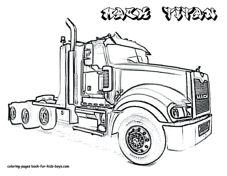 736x569 Big Rig Coloring Pages Big Rig Coloring Pages Coloring Pages Big