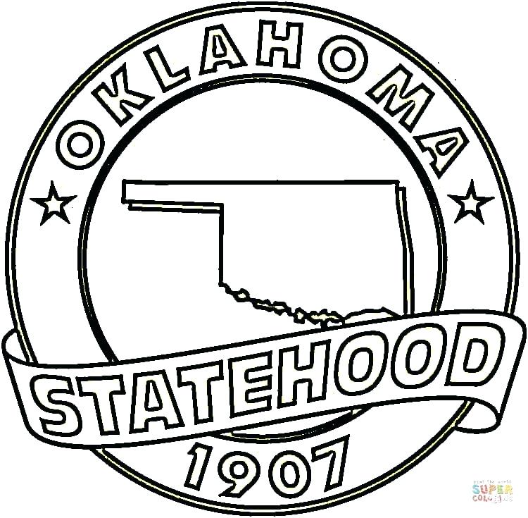 750x735 Oklahoma City Thunder Coloring Pages Shape Your Future University