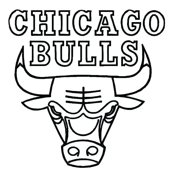 600x595 Coloring Okc Coloring Pages Of Basketball Logos Drawn Bulls