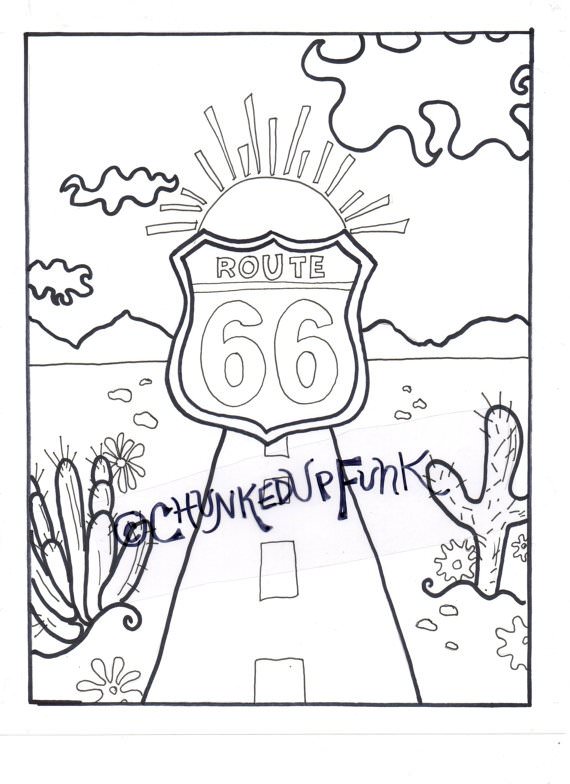 570x784 Map Of Oklahoma Coloring Page
