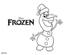 300x235 Frozen Olaf On Christmas Coloring Page
