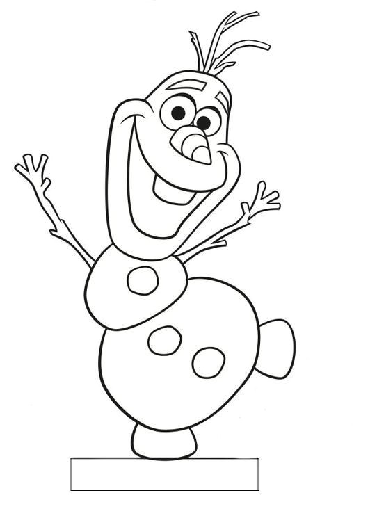 542x755 New Dibujos Para Colorear De Olaf Coloring Ws