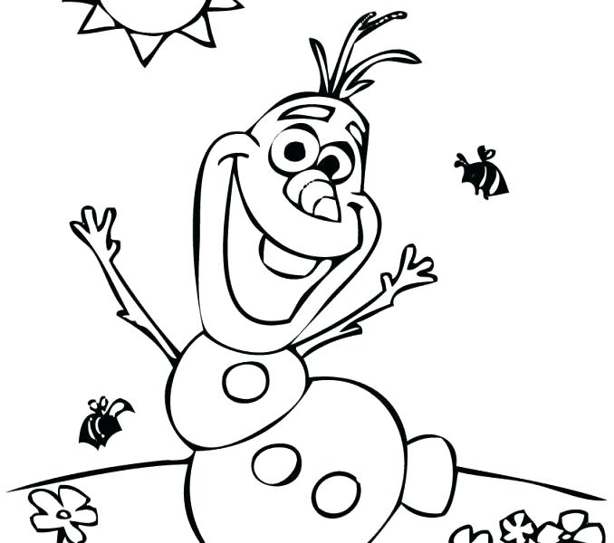 678x600 Olaf Coloring Page And Frozen Coloring Pages Spectacular Printable