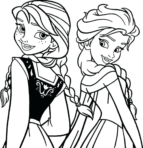 600x625 Olaf Coloring Sheet