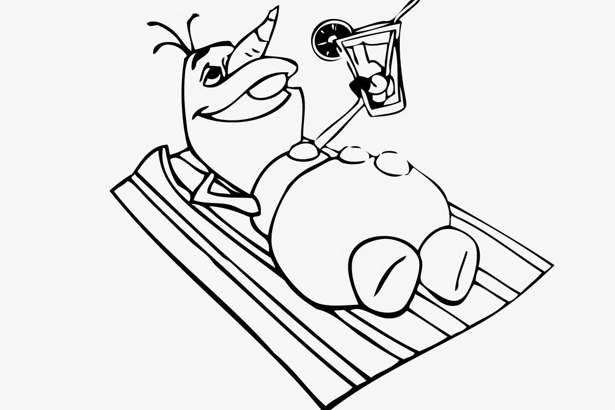 1200x800 Frozen Olaf Coloring Pages Wagashiya