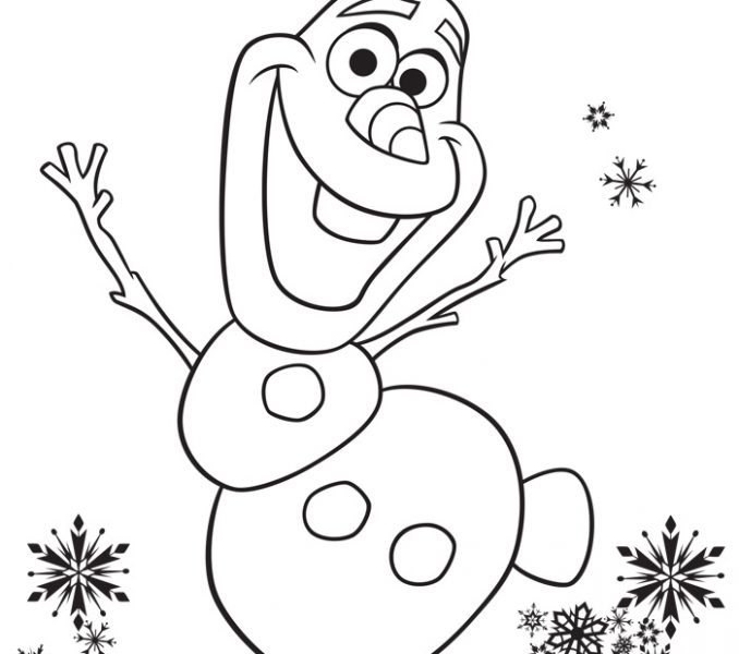 678x600 Olaf The Snowman Coloring Pages Interesting Olaf Coloring Pages 85