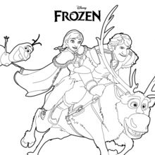 220x220 Olaf Coloring Pages