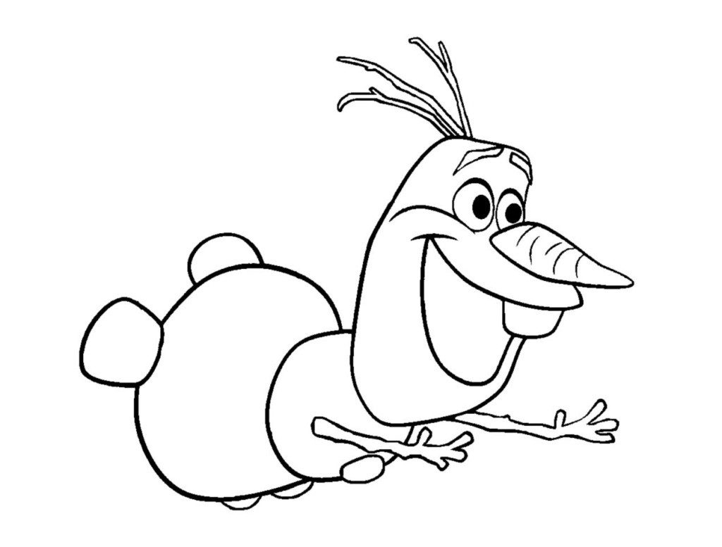 1024x777 New Olaf Frozen Adventure Coloring Pages Collection Printable