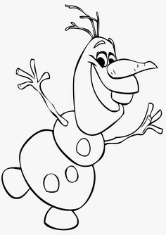 236x334 Frozen Happy Olaf Coloring Page Fun Kids Activities