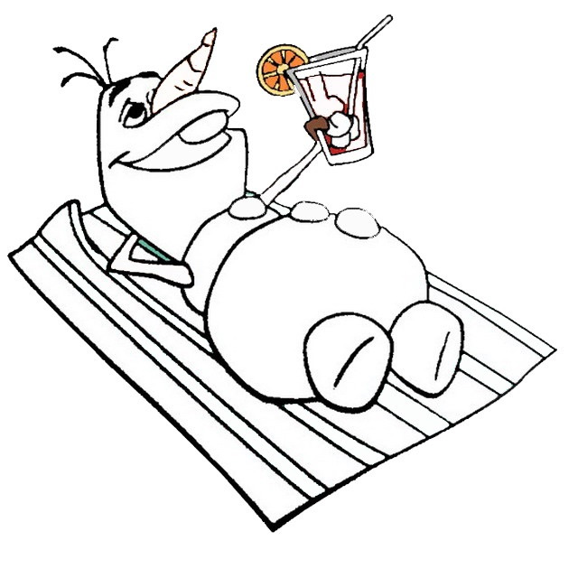 640x650 Disney Frozen Coloring Pages To Download