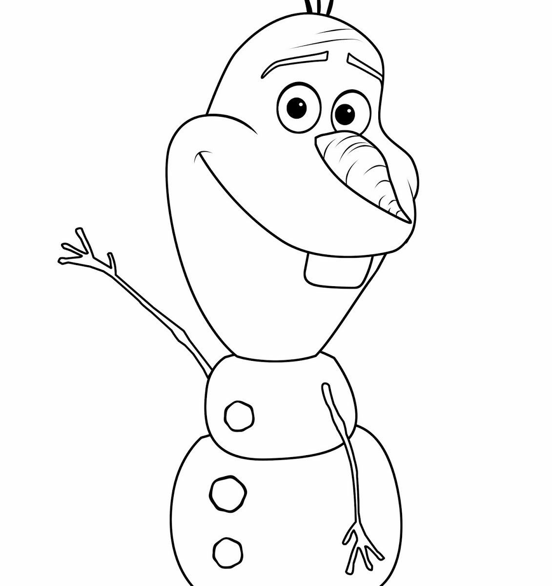 1131x1200 Free Printable Frozen Coloring Pages For Kids Olaf Page Cartoons