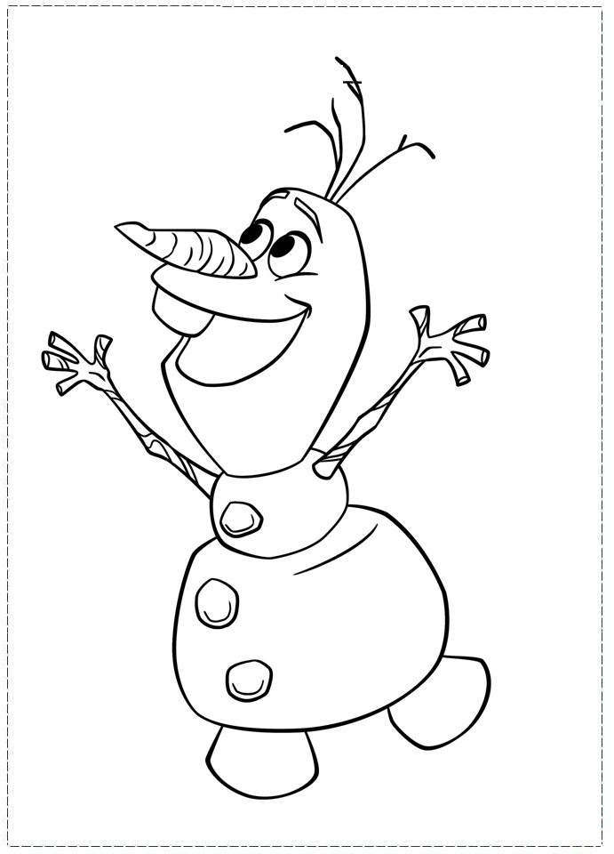 691x960 Projects Ideas Olaf Coloring Pages In Summer Big Of The Snowman