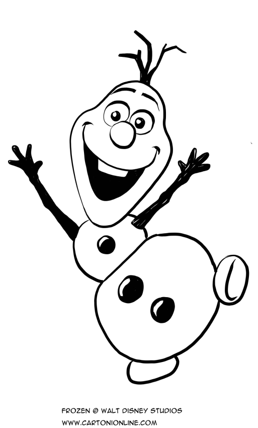513x850 The Snowman Coloring Page