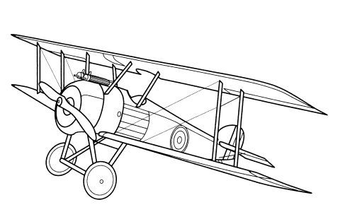 487x300 Free Coloring Pages Airplane Coloring Sheets Airplanes