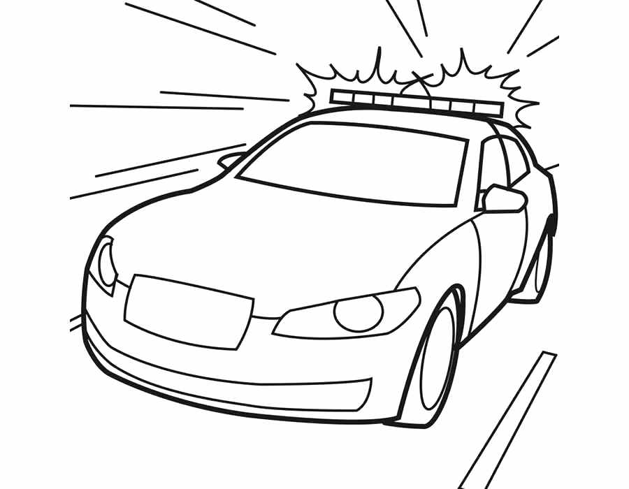 900x700 Police Car Coloring Page Old Car Police Coloring Page Police Car