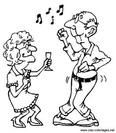 236x269 Old Man Blowing Out Candles Digital Stamps Group