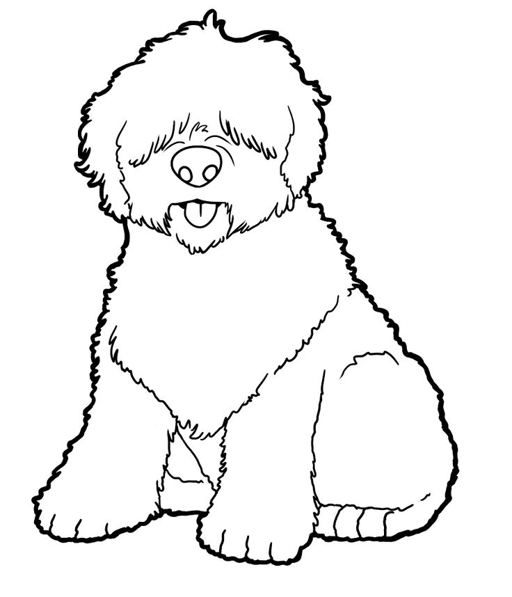 Old English Sheepdog Coloring Pages