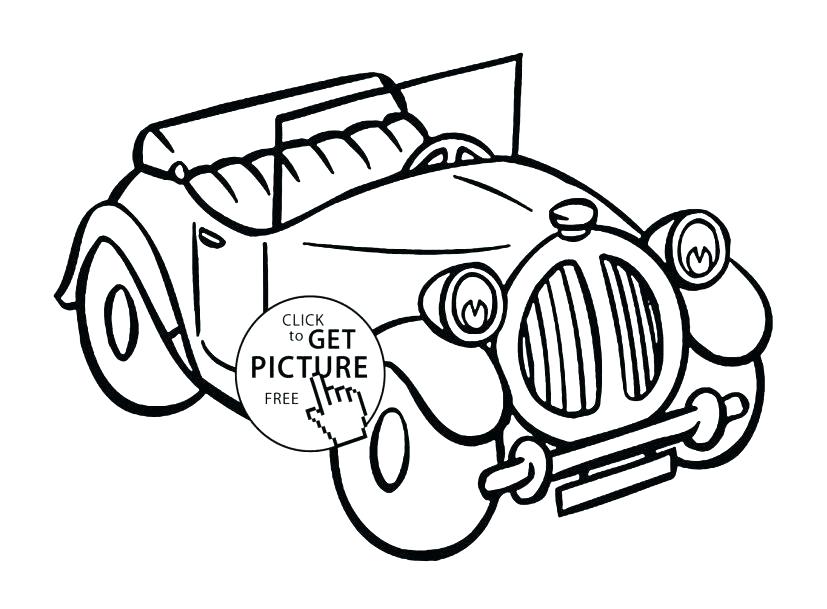 827x609 Classic Car Coloring Pages Bold Design Ideas Classic Car Coloring