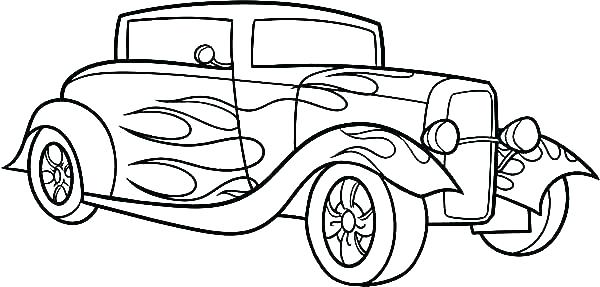 600x287 Car Coloring Book