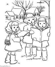 236x288 Free Printable Christmas Coloring Pages