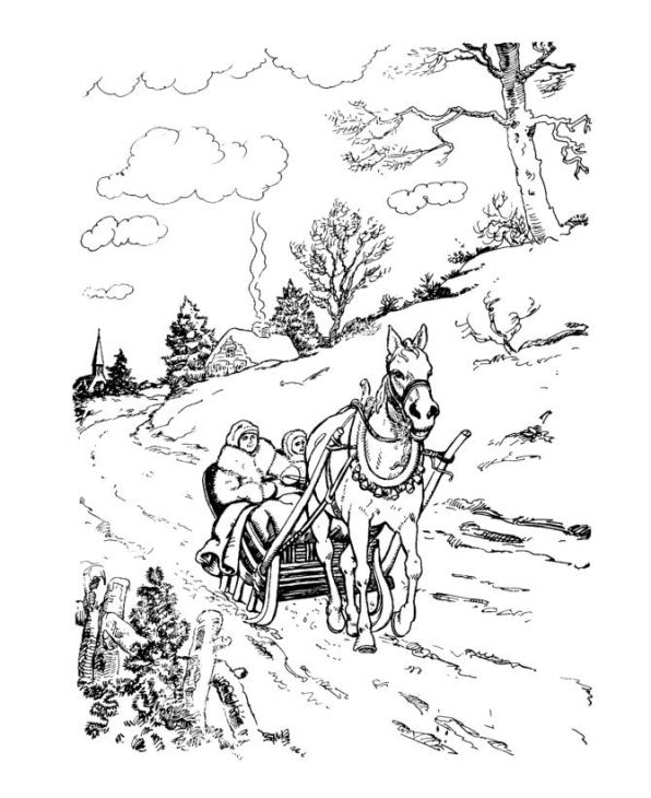 596x730 Kids N 14 Coloring Pages Of Christmas (Traditional)