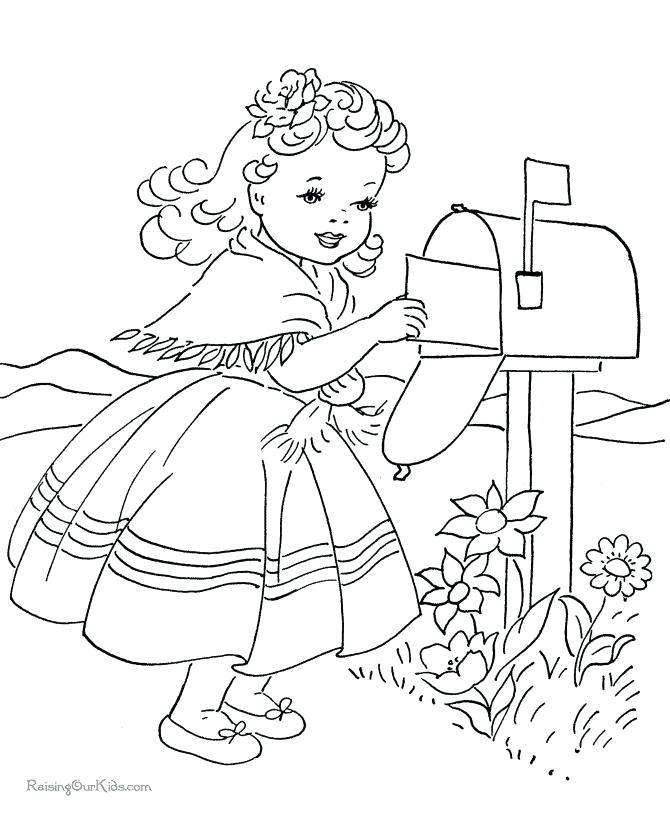 670x820 Old Fashioned Coloring Books