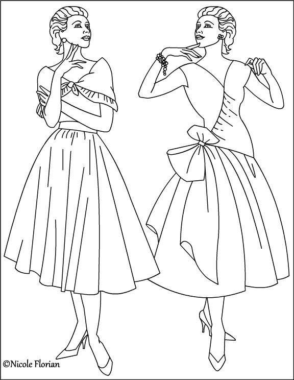 Old Fashioned Coloring Pages Free