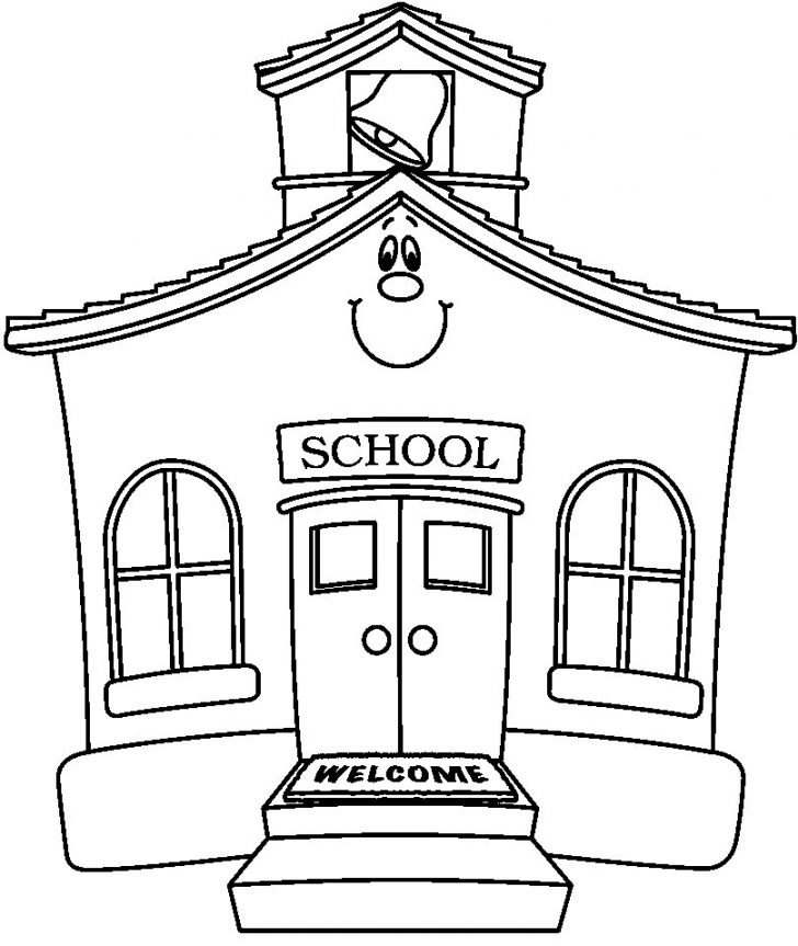 728x863 School House Coloring Pages Elegant School House Coloring Page 61
