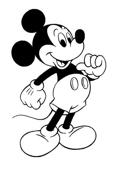 400x566 Mickey Mouse Coloring Pages To Little Boys' Birthday Ideas