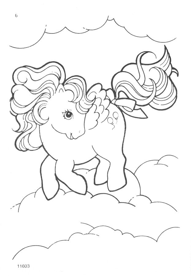623x900 My Little Pony G1 Coloring Pages Pony, Adult Coloring And Craft