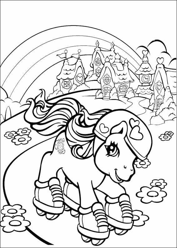 567x794 Little Pony Coloring Pages 7