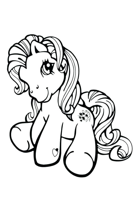 567x850 Old My Little Pony Coloring Pages