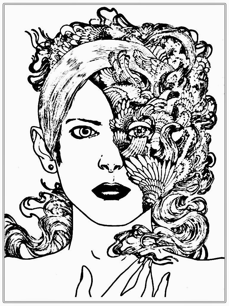 768x1024 Wanted Adult Coloring Pages Of People Old Yell
