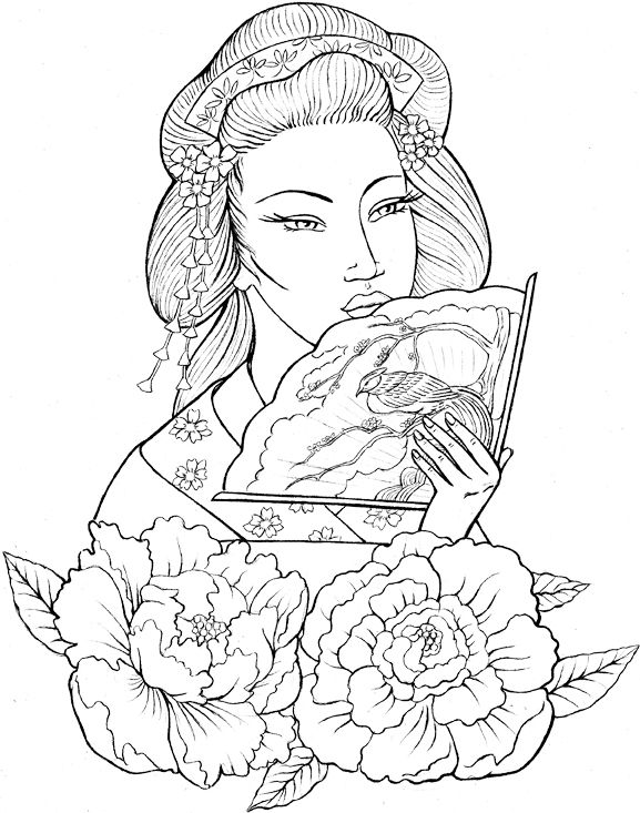 577x733 Geisha Old School