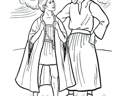440x330 Bible Story Coloring Page School Bible Moses And Jethro Coloring