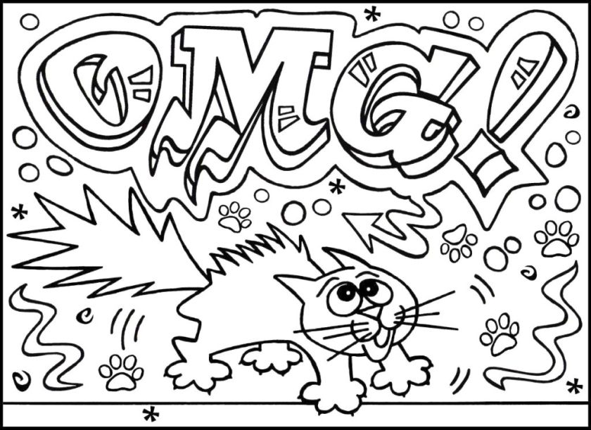 840x611 Grufity Girl Coloring Sheets